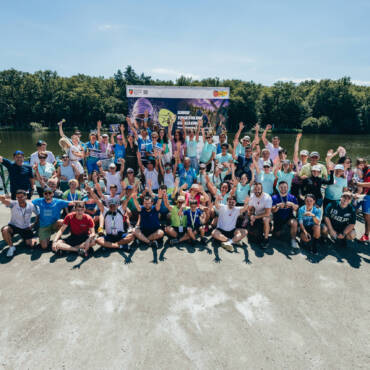 Peste 300 de sportivi au transformat Sibiul în capitala triatlonului